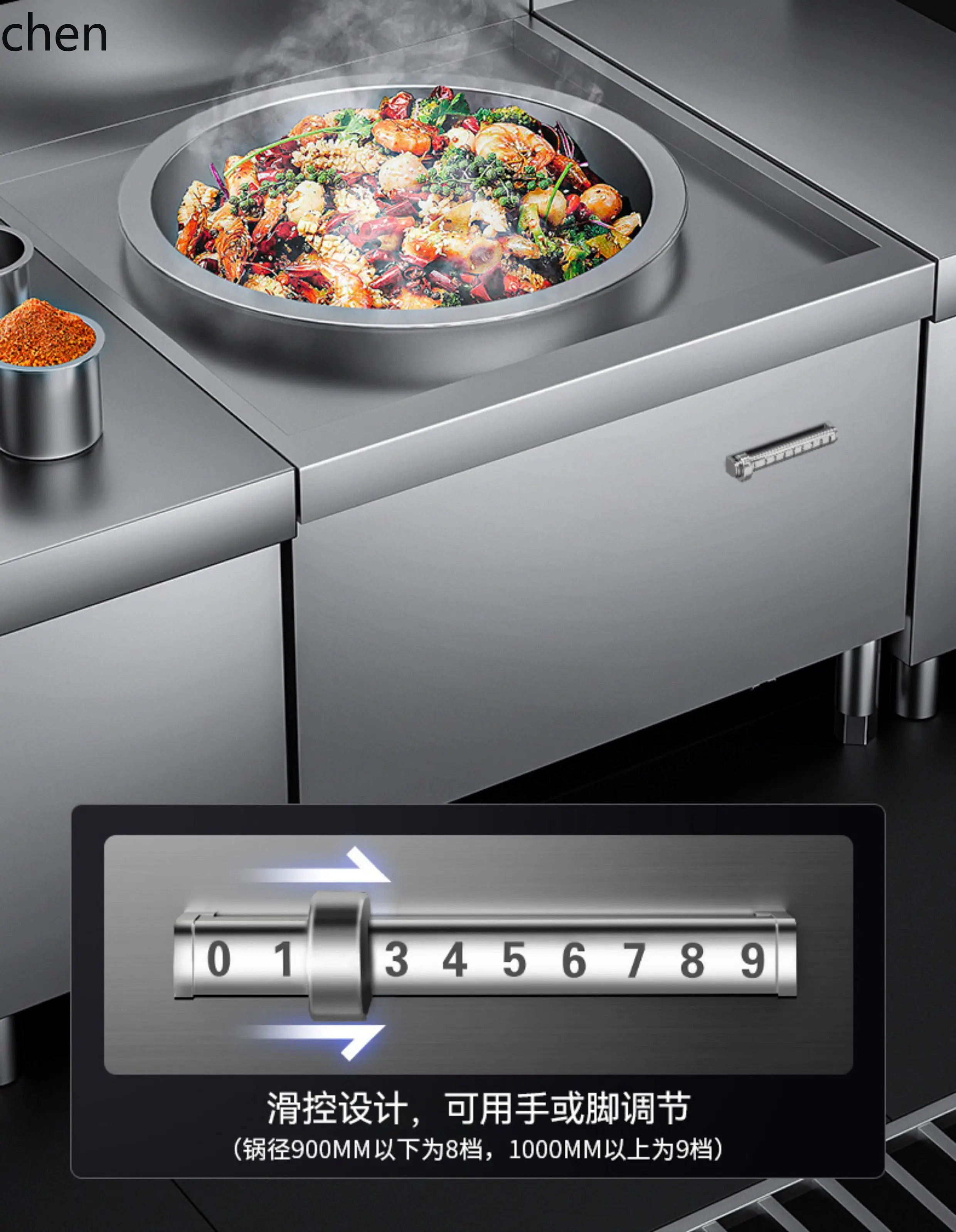 Commercial Kitchen Induction - ZML kommerzieller Induktionsherd, großer Topfherd, Reiskocher,