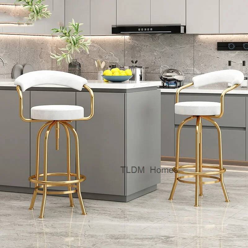 Commercial Kitchen Design - Mid-Century Garten-Küchenhocker, verstellbar, günstige Thekenhocker, hohe
