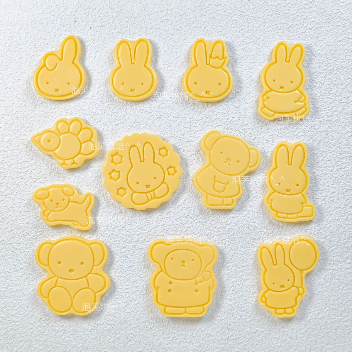 Commercial Kitchen Accessories - Niedliche 3D-Presskeksform mit Miffy-Muster, wiederverwendbares Backwerkzeug,