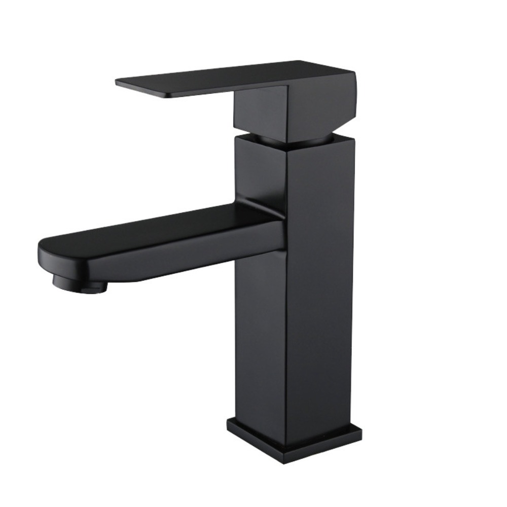 Commercial Kitchen Mixer Tap - Schwarze Badezimmerarmaturen, Warm- und Kaltwasser-Mischbatterien, Waschtisch-