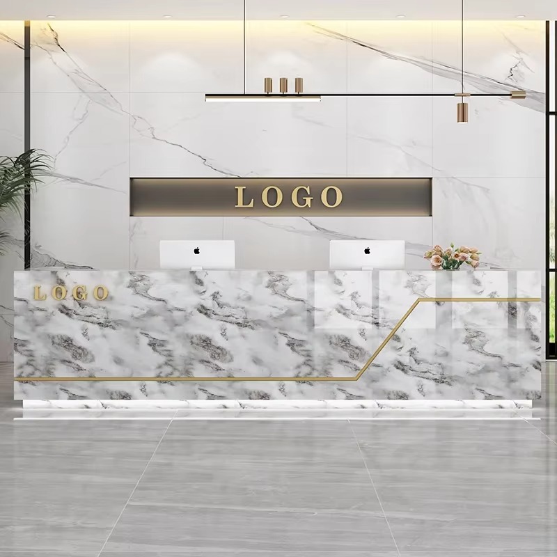 Commercial Kitchen Design - Luxuriöse Salon-Empfangstheken, Kasse, Beauty, moderne Empfangstheken,