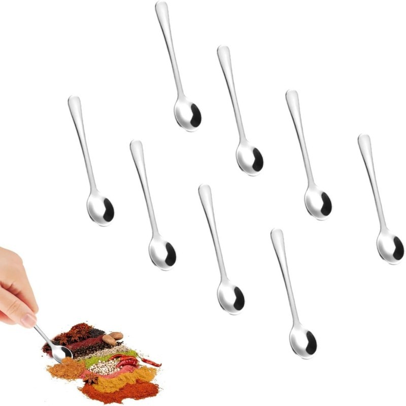 Commercial Kitchen Design - 【8 Stück 304 Edelstahl-Kaffeeschaufel】 Kleine Löffel
