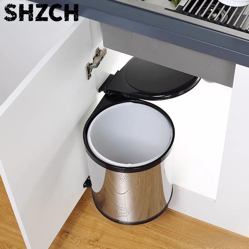 Commercial Kitchen Bin - Premium Ausziehbarer Schrank-Mülleimer aus Edelstahl, Küchensystem