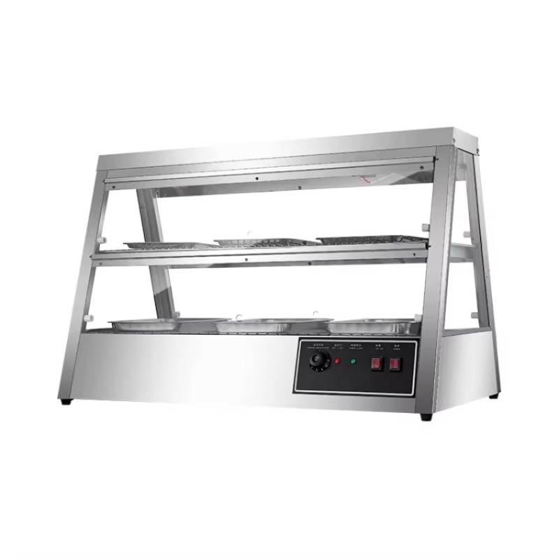 Commercial Kitchen Accessories - Kommerzieller Isolierter Edelstahl-Heizschrank Elektrischer Konstanttemperatur-Befeuchtungsschrank für