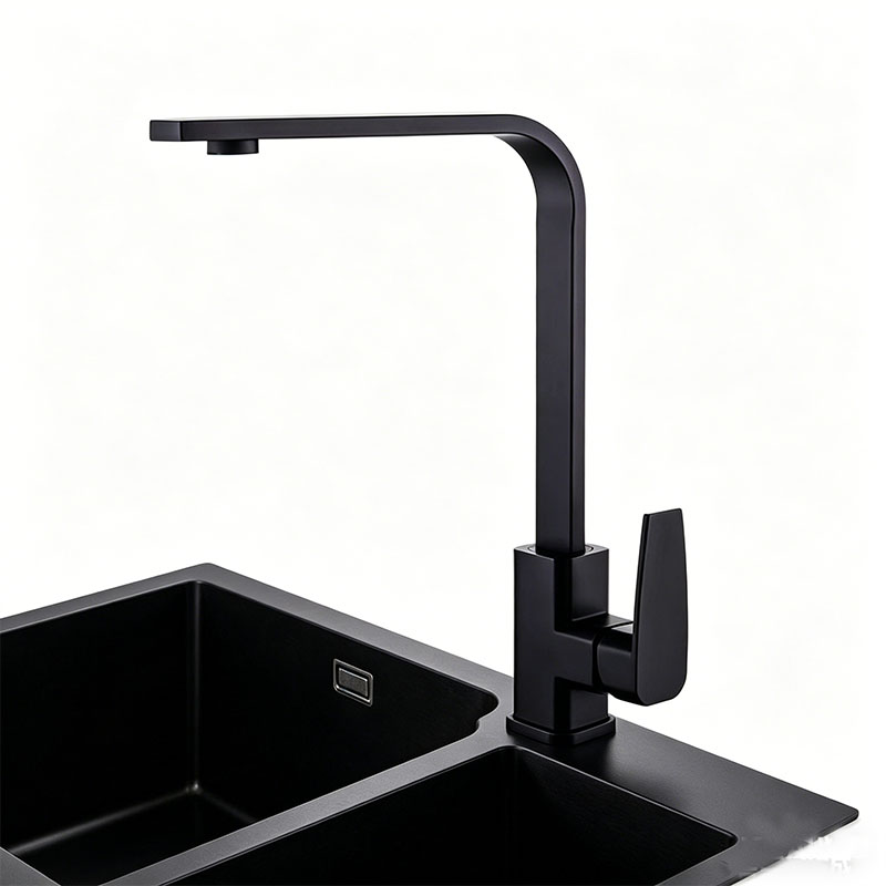 Commercial Kitchen Mixer Tap - 360 ° Drehbarer Küchenarmaturhahn, Moderner Einhand-Mischbatterie