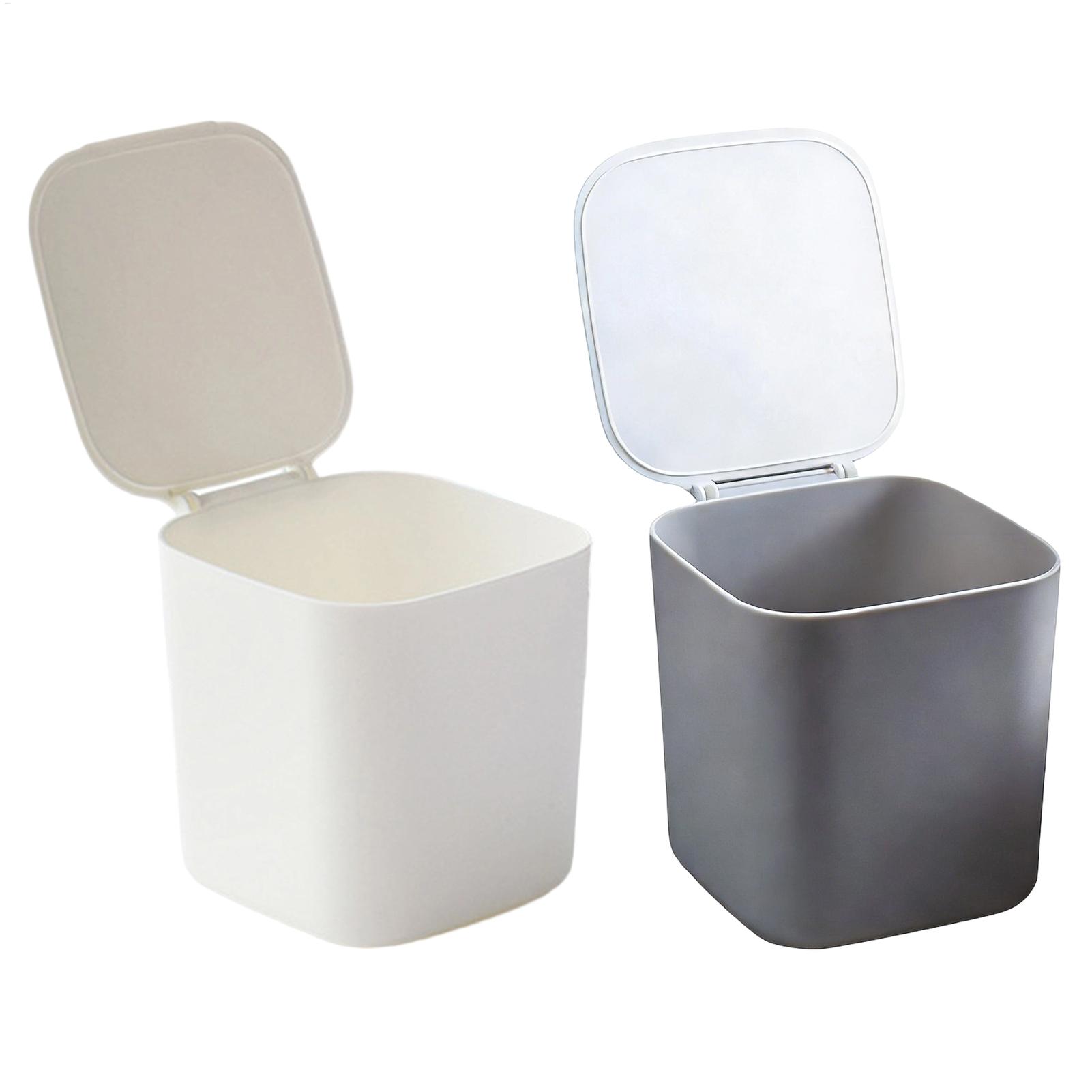 Commercial Kitchen Bin - Mini-Mülleimer mit Deckel Kleiner Desktop-Abfalleimer für
