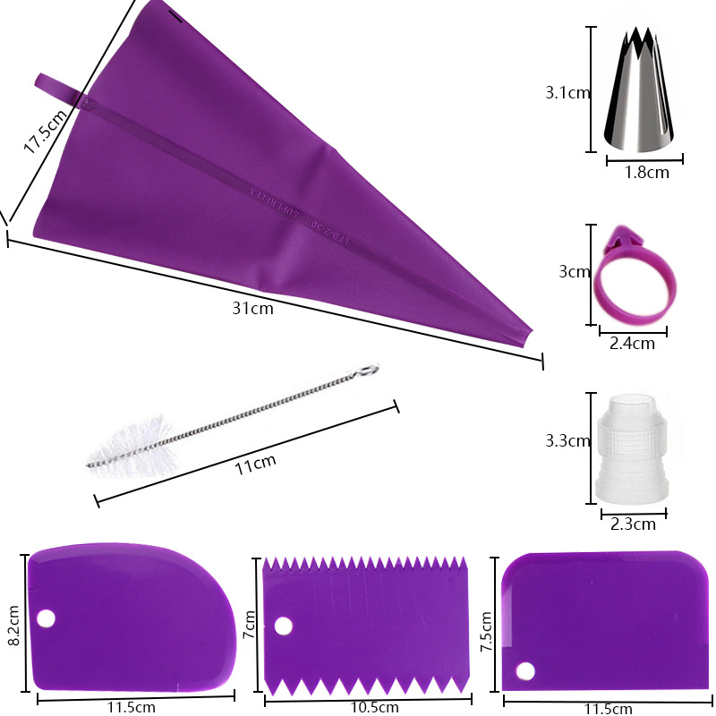 Edelstahl-Spritztüllen-Set mit – Commercial Kitchen Accessories Bewertung und Preis