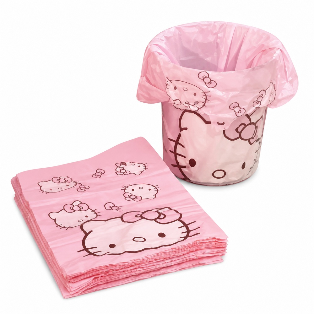 Rosa Cartoon-Katzen-Motiv Müll – Commercial Kitchen Bin Bewertung und Preis