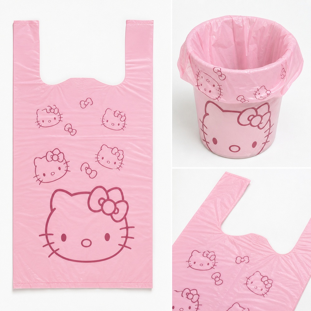 Rosa Cartoon-Katzen-Motiv Müll – Commercial Kitchen Bin Bewertung und Preis