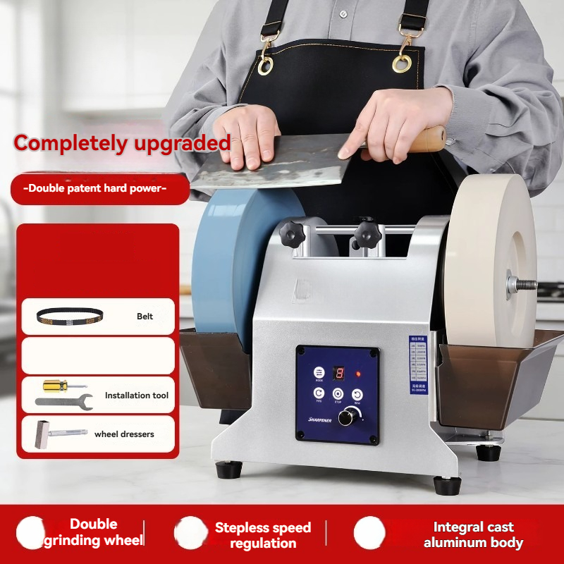 Doppelrad-Elektromesserschärfe – Commercial Kitchen Knife Sharpener Bewertung und Preis