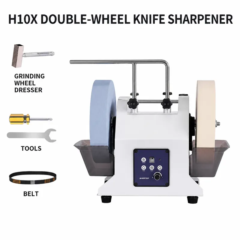 10-Zoll-Doppelrad-Elektromesse – Commercial Kitchen Knife Sharpener Bewertung und Preis