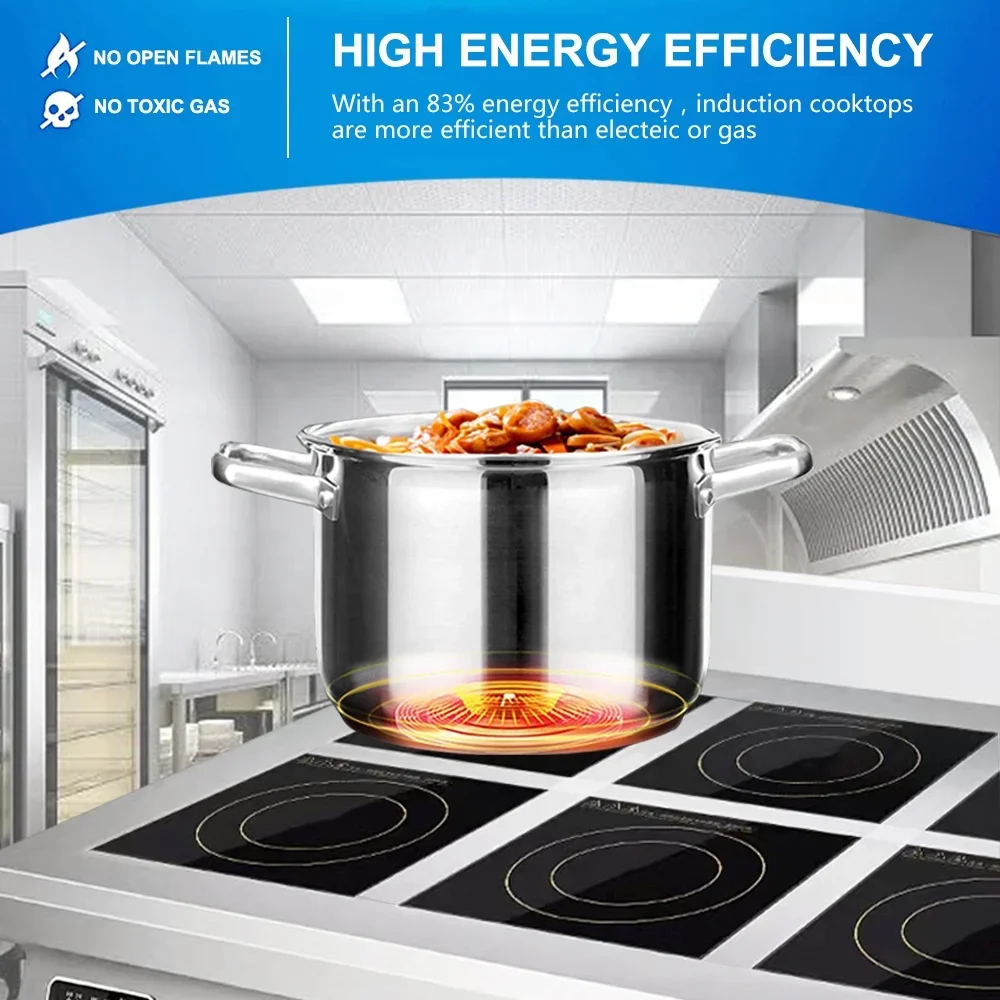 4-Brenner-flacher industrielle – Commercial Kitchen Induction Bewertung und Preis