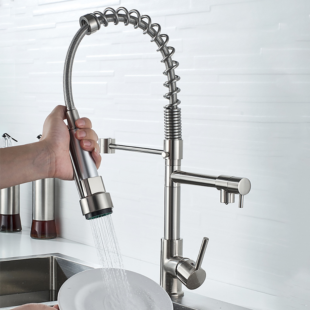 DQOK Schwarz Gebürstet Frühjah – Commercial Kitchen Mixer Tap Bewertung und Preis